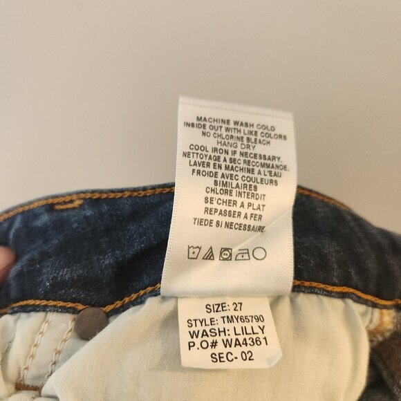 Joe's Jeans Mid-Rise Boot Cut Lilly Blue Stretch Womens Size 27 (29x29) - Picture 12 of 16